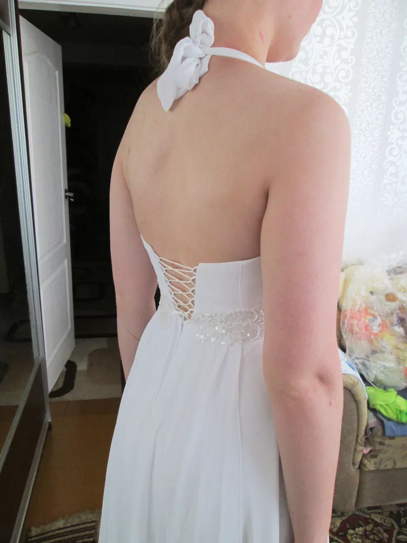 Белое свадебное платье,  абсолютно новое! 4